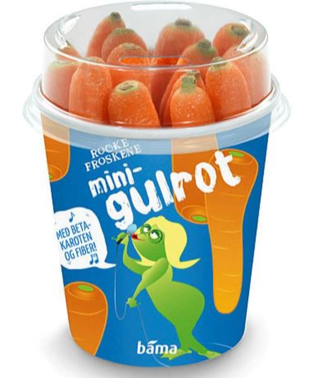 Gulrot 175g Smågodt Rockefroskene pris