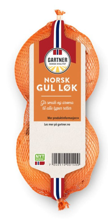 Løk Gul 2stk 450g Strømpe