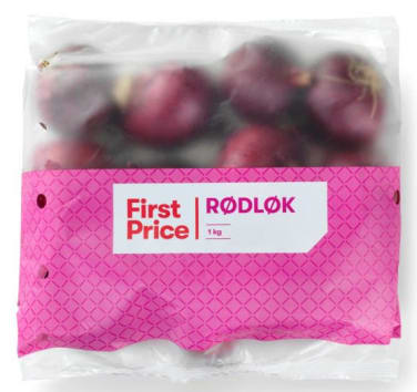 Rødløk 1kg First Price