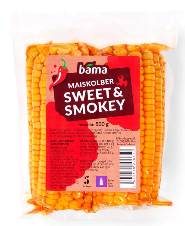 Maiskolbe 2pk Smokey Bbq Sous Vide 500g