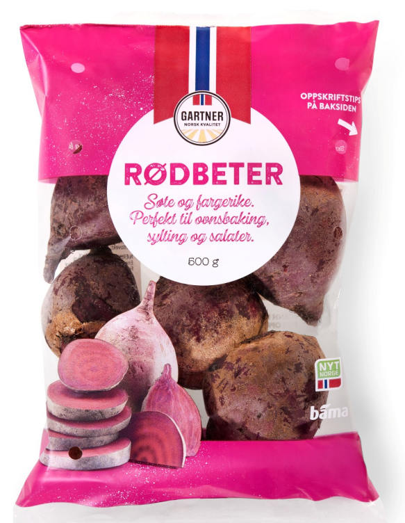 Rødbeter 500g pakke