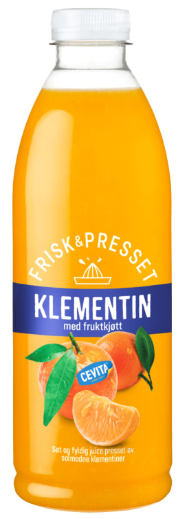 Klementinjuice m/Fruktkjøtt 1l