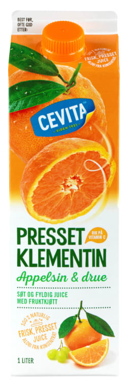 Klementinjuice m/Appelsin&Drue 1l Cevita