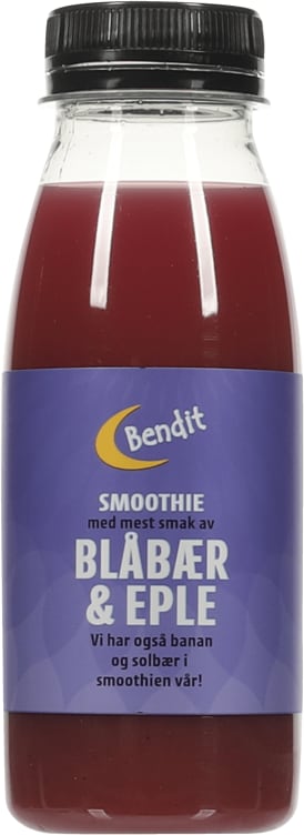 Smoothie Blåbær&Eple 250ml