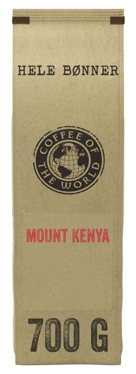 Mount Kenya Hele Bønner 700g Cotw