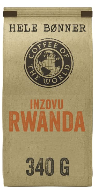 Bilde av Inzovu Rwanda Hele Bønner 340g Cotw