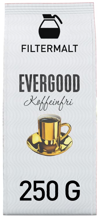 Evergood Koffeinfri Filtermalt 250g