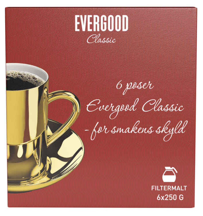 Evergood Classic Filtermalt 6x250g