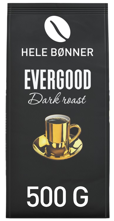 Evergood Dark Roast Hele Bønner 500g