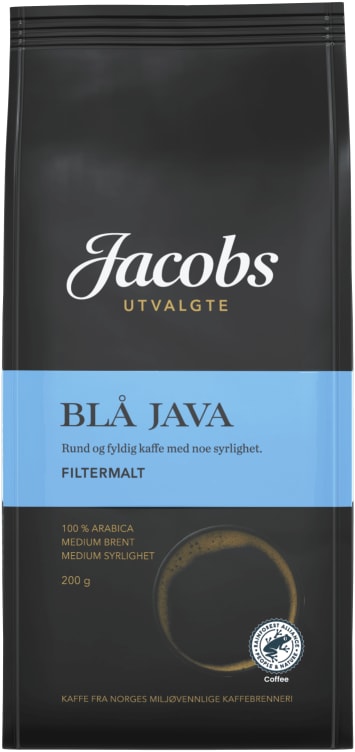 Blå Java Filtermalt 200g Jacobs Utvalgte