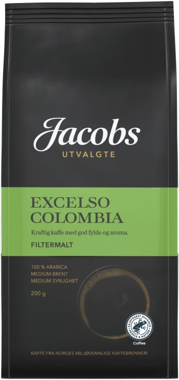 Excelso Colombia Filtermalt 200g Jacobs Utvalgte