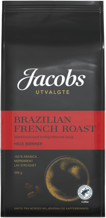 Brazilian French Roast Hele Bønner 500g Jacobs