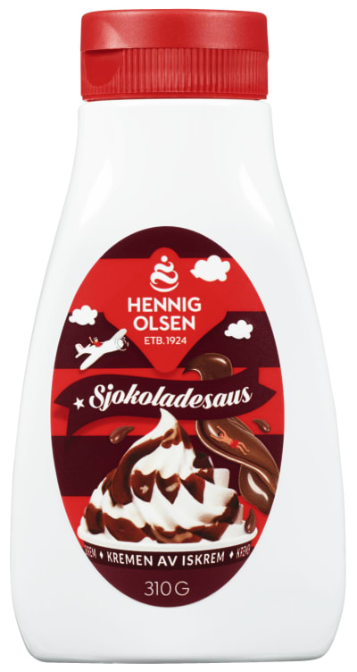Sjokoladesaus 310g Hennig-Olsen