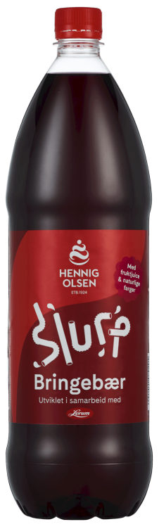 Slush Bringebær 1,5l flaske Slurp