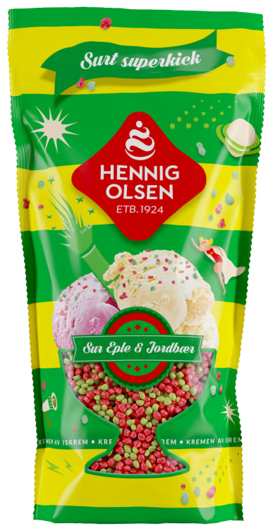 Strøssel Eple&Jordbær 100g