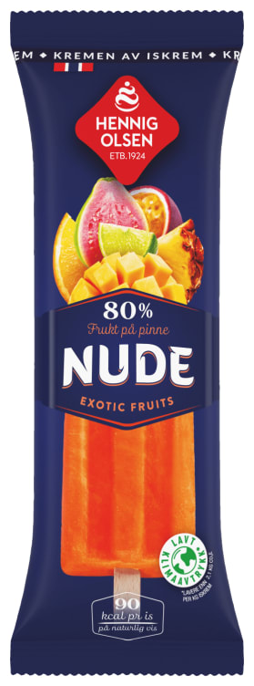 Bilde av Nude Exotic Fruits 80% Frukt 80ml Hennig-Olsen