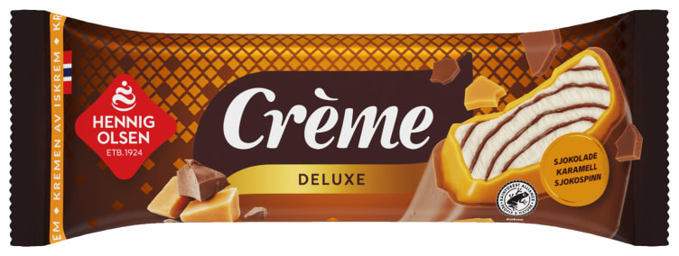 Bilde av Crème Deluxe m/Sjokoladesaus Hennig-Olsen Is