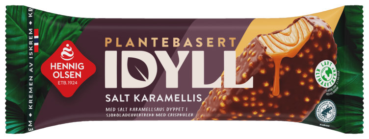 Idyll Saltkaramell Plantebasert Is 90ml Hennig-Olsen