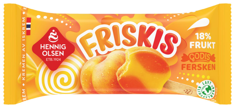 Friskis Fersken 69ml Hennig-Olsen