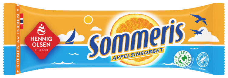 Sommer Is Appelsin Sorbet 90ml Hennig-Olsen