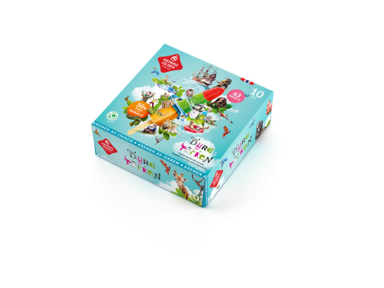 Dyreparken 50% Fruktis 10stk Hennig Olsen