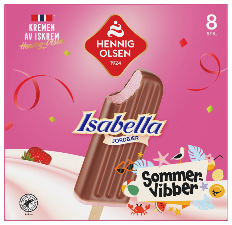 Product Image for Isabella Jordbær 8stk Hennig-Olsen