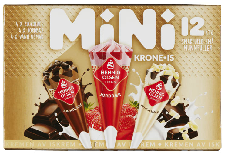 Krone-Is Mini Multipack 12stk Hennig Olsen