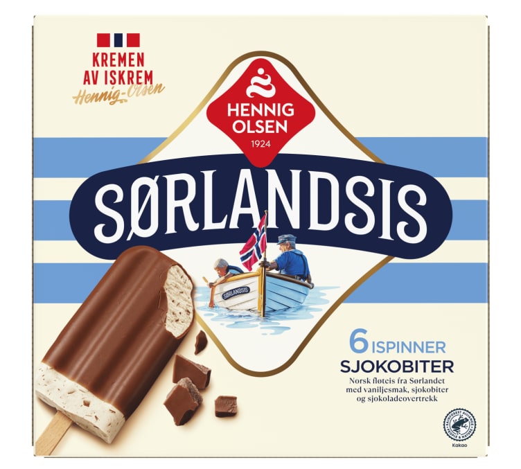 Sørlandsis Sjokobiter 6stk