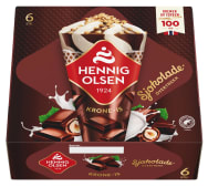 Krone-Is Sjokolade 6stk Hennig-Olsen