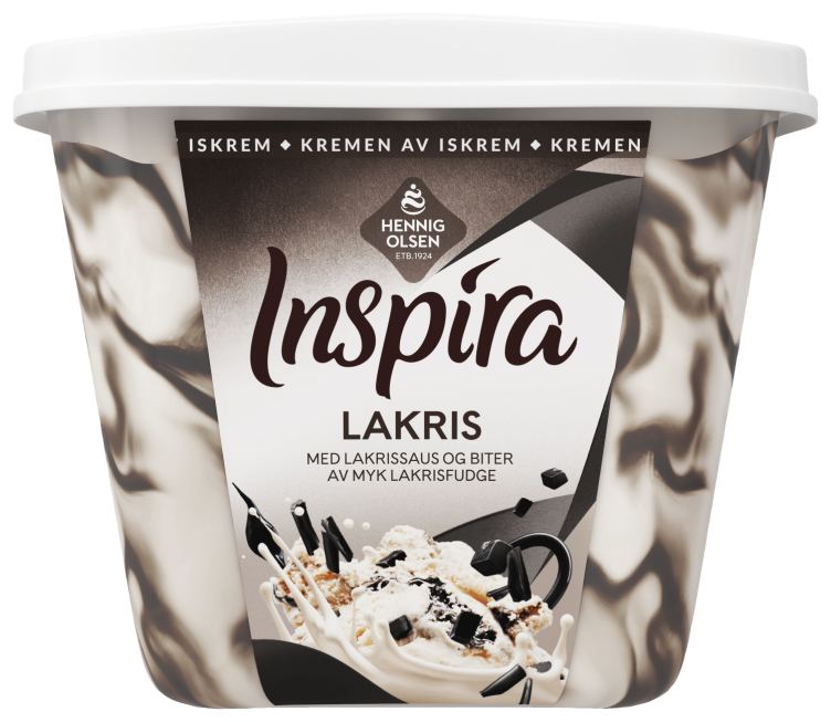 Inspira Iskrem Lakris 0,9l Hennig Olsen