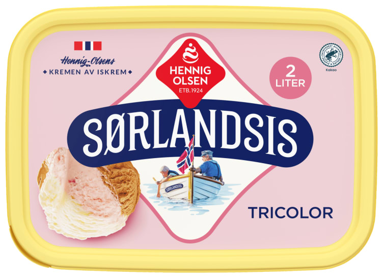 Bilde av Sørlandsis Tricolor 2l Hennig-Olsen