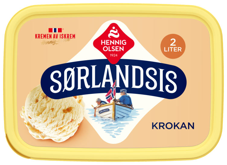 Sørlandsis Krokan 2l Hennig-Olsen-Is