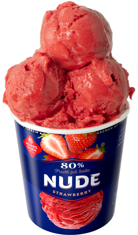 Nude Strawberry 80% Frukt 500ml Hennig-Olsen