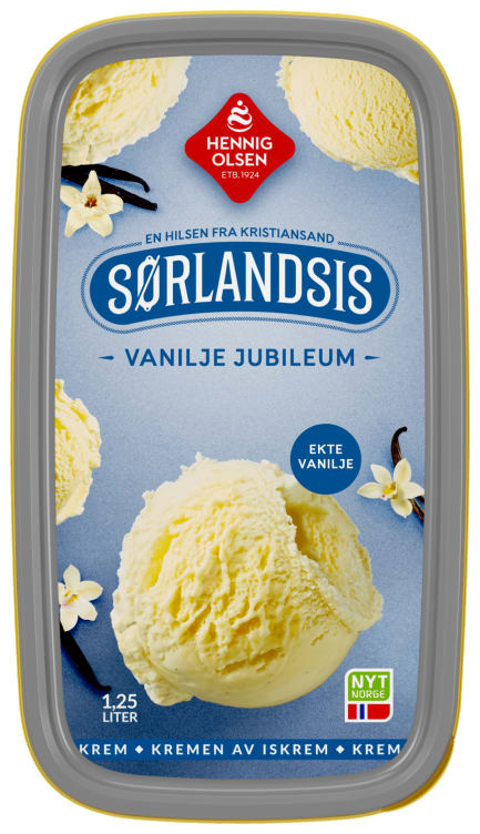 Sørlandsis Vanilje Jubileum 1,25l