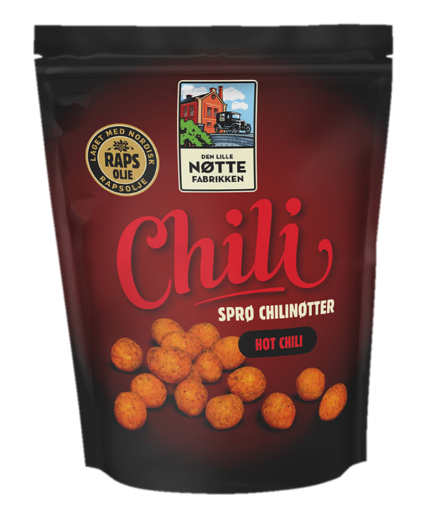 Chilinøtter 230g Dln