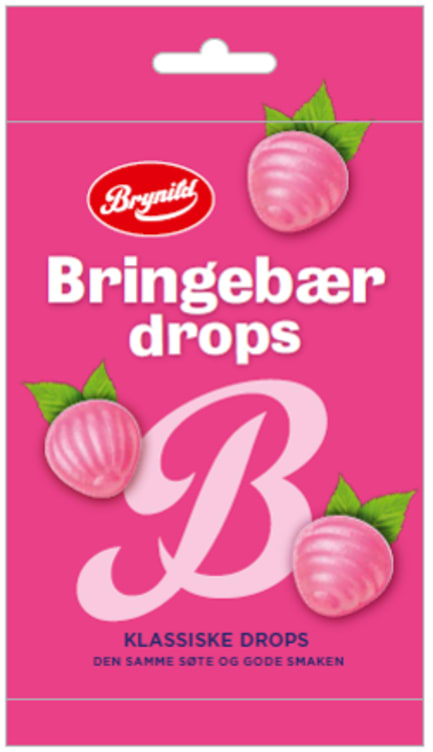 Bringebærdrops 60g Brynild