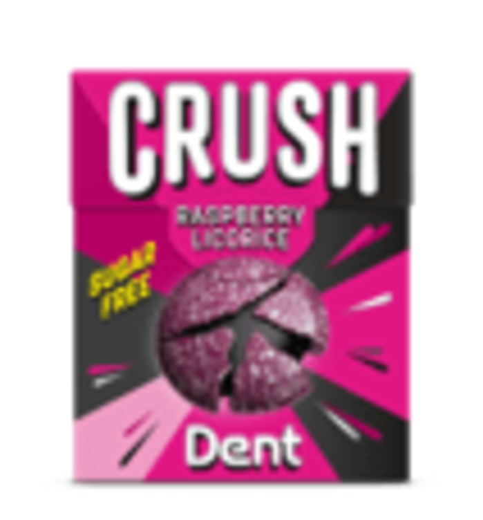 Dent Crush Raspberry Licorice 25g