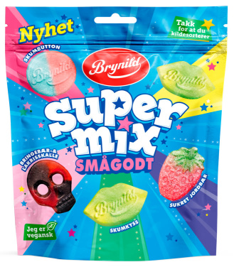 Supermix Smågodt 220g Brynild