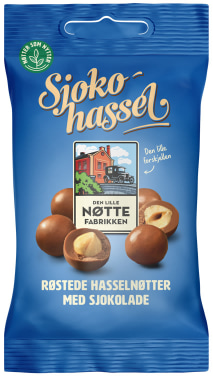 Sjokohassel 70g Dln