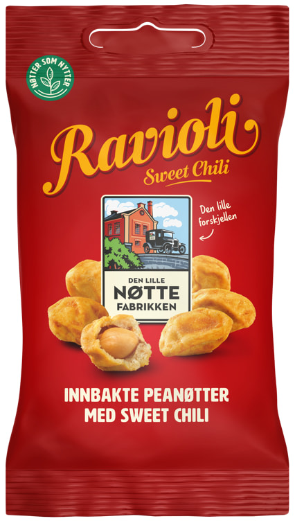 Ravioli Nøtter Sweet Chili 60g Dln