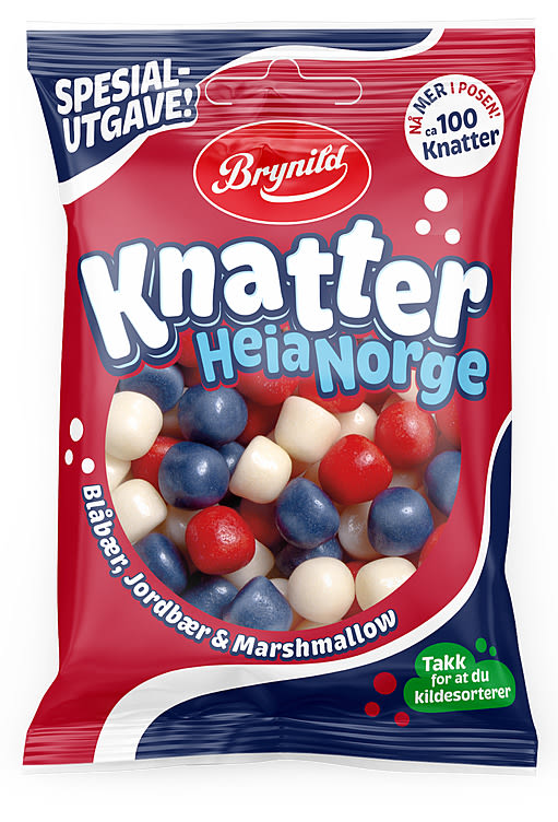 Knatter Heia Norge 100g Brynild