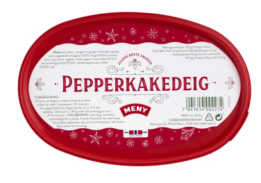 Pepperkakedeig 1kg Bakehuset