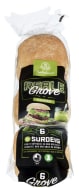 Burgerbrød Grove 6stk 480g Reale