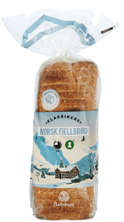 Norsk Fjellbrød Skåret 750g