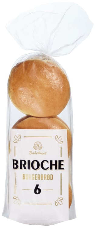 Burgerbrød Brioche 6stk 450g