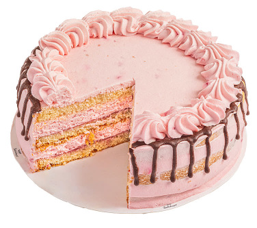 Bringebær Dripcake