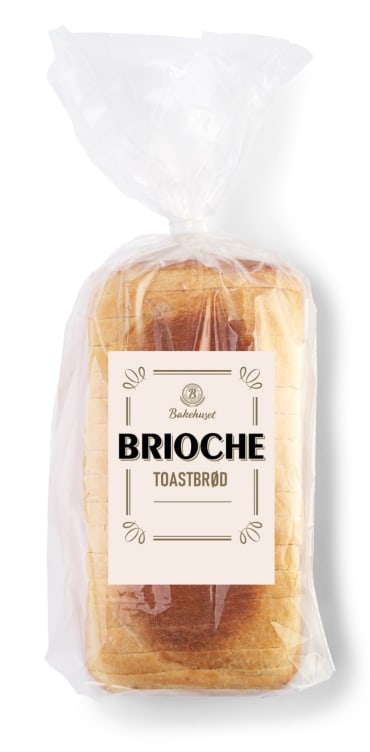 Brioche Toastbrød Skåret 600g Bakehuset