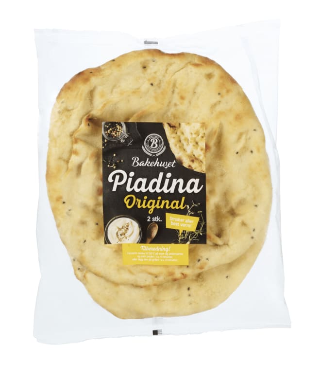 Piadina Brød Original 2stk 260g Bakehuset