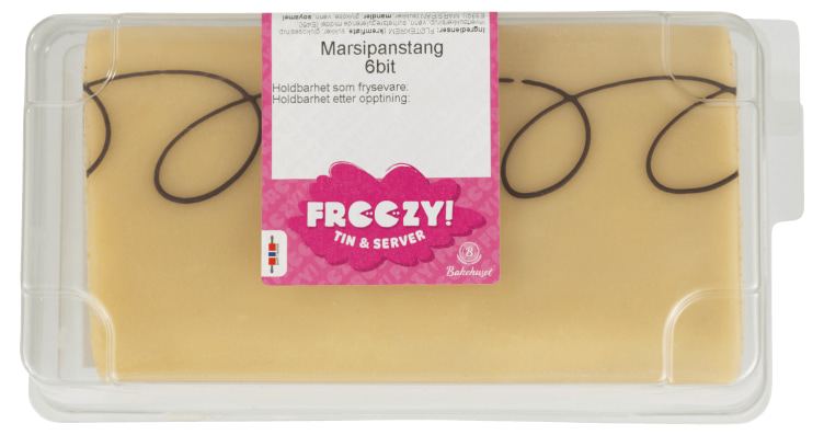 Marsipanstang 6bit 550g Bakehuset