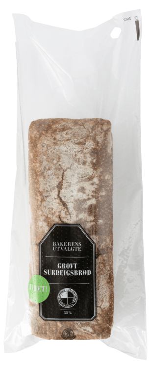 Surdeigsbrød Grovt 660g Bakerens Bakehuset